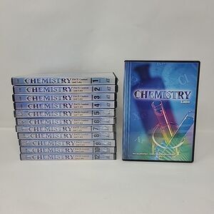 Ace Pace Chemistry Labs And Content DVD Set 1-10, 12, Chemistry Labs Home School